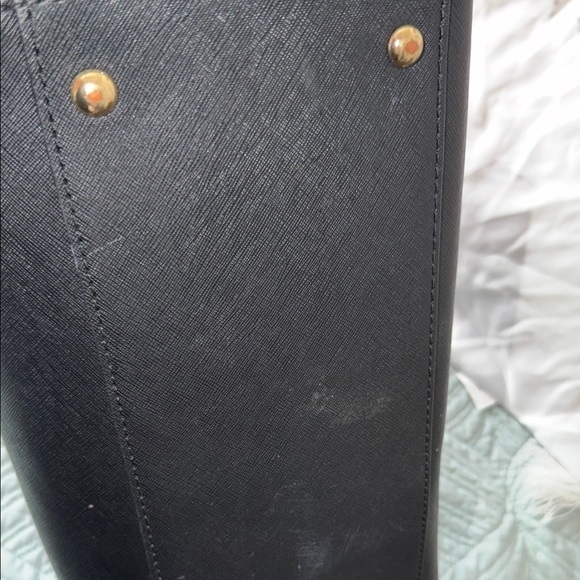 🌲Christmas Special 🌲🌲🎅Michael Kors Black Saffiano Leather Satchel - Picture 4 of 10